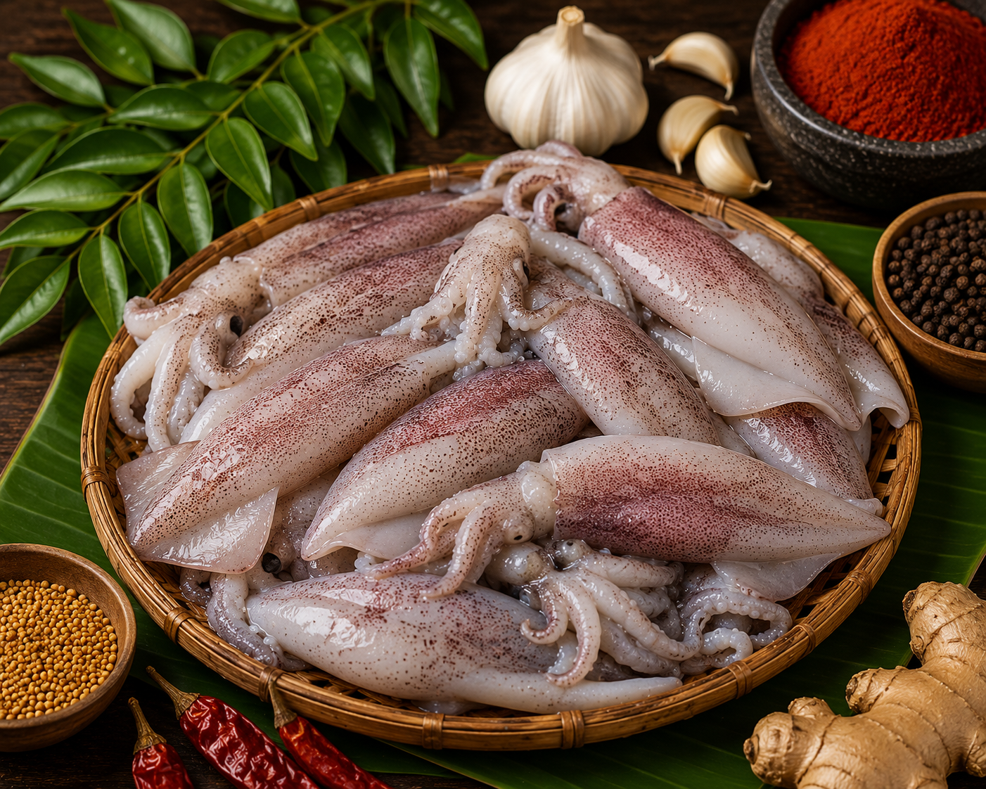 Kerala Squid (Kanava) Pickle – 250g