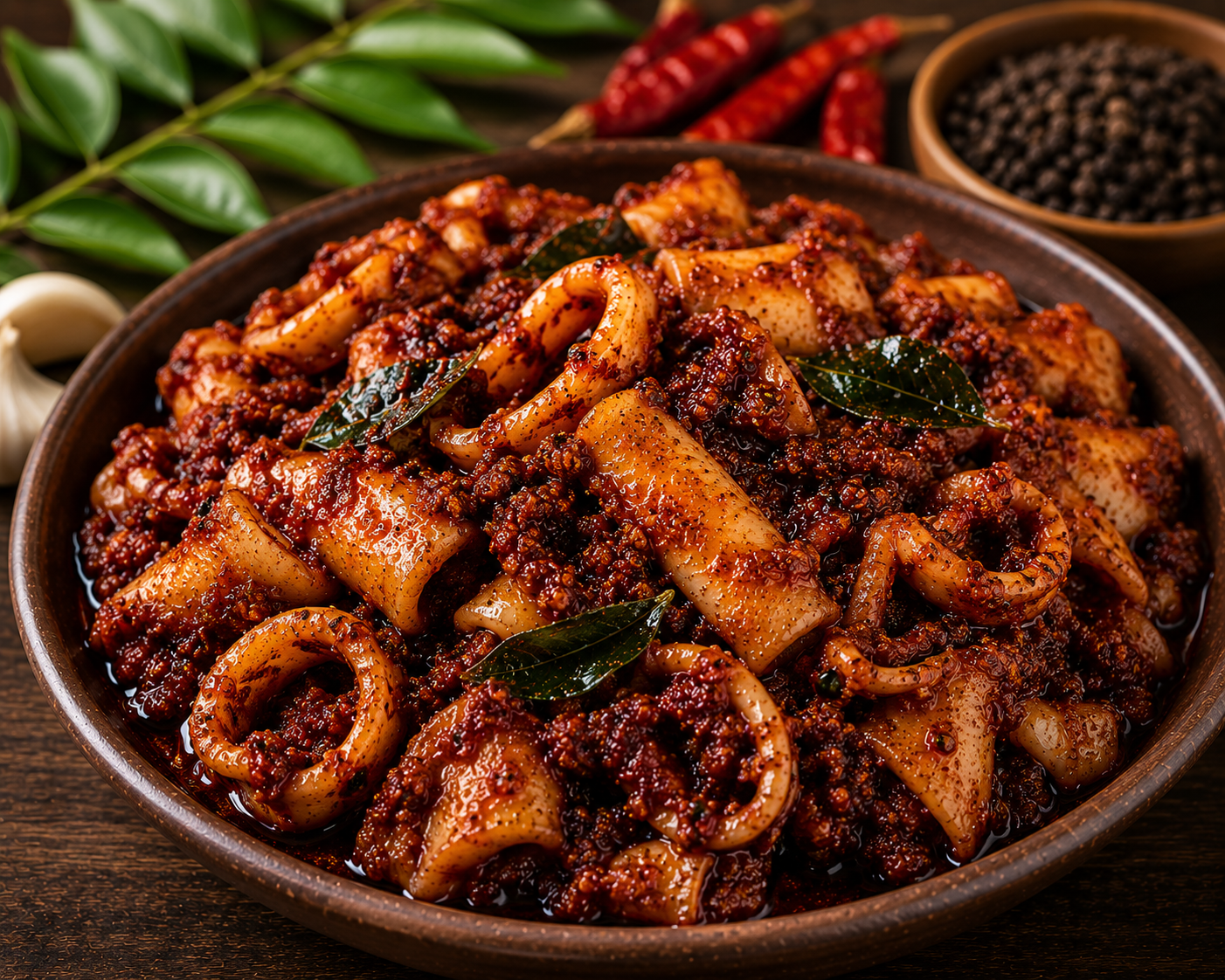 Kerala Squid (Kanava) Pickle – 250g