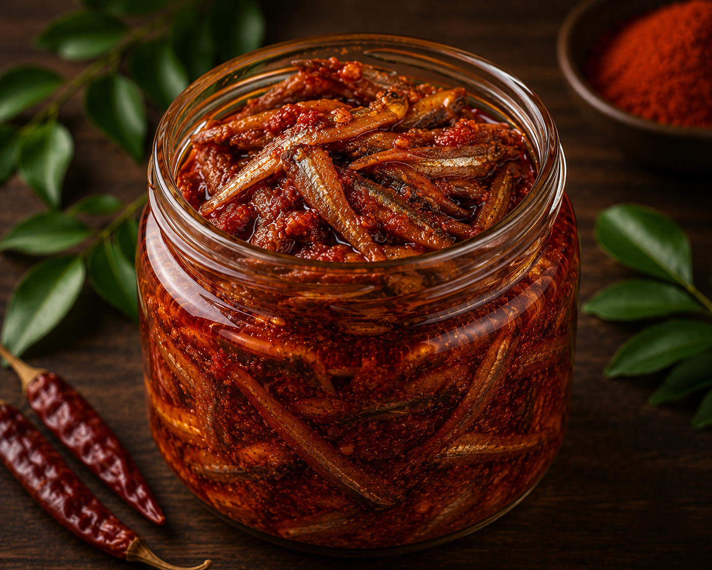 Kerala Anchovy (Netholi) Fish Pickle – 250g