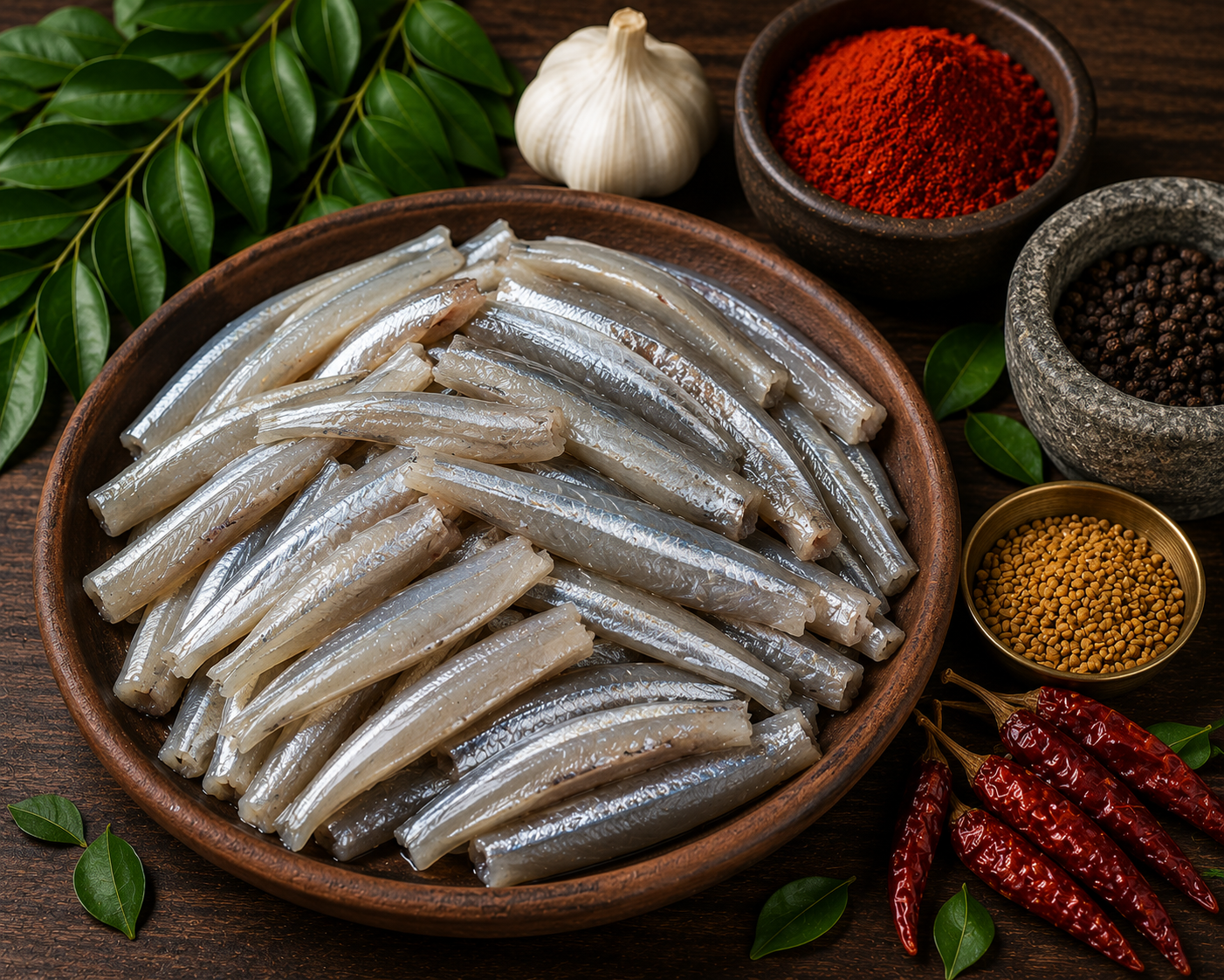 Kerala Anchovy (Netholi) Fish Pickle – 250g