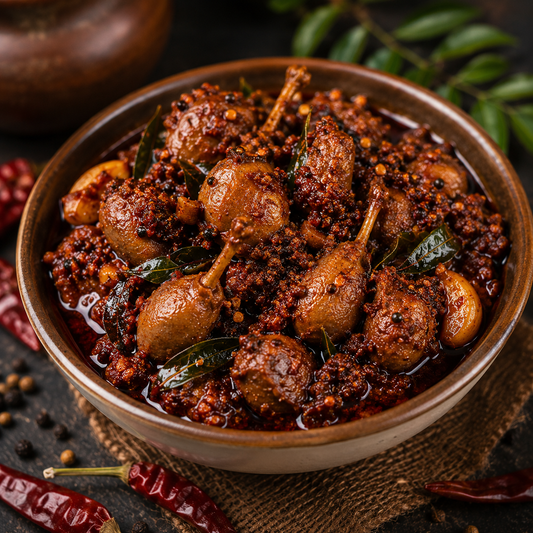 Fisherman's Jar Authentic Kerala Quail (Kaada) Pickle